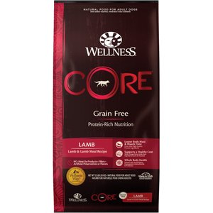 Wellness CORE Grain-Free Lamb Recipe Dry Dog Food, 22-lb bag