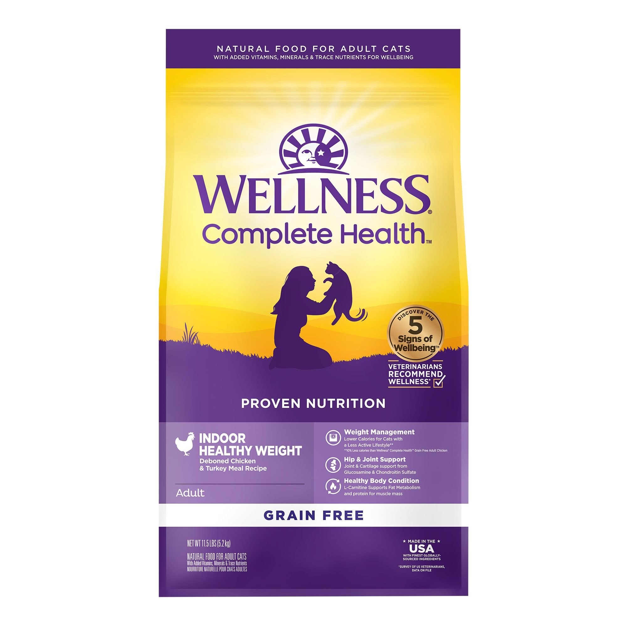 WELLNESS Complete Health GrainFree Indoor Healthy Weight Chicken