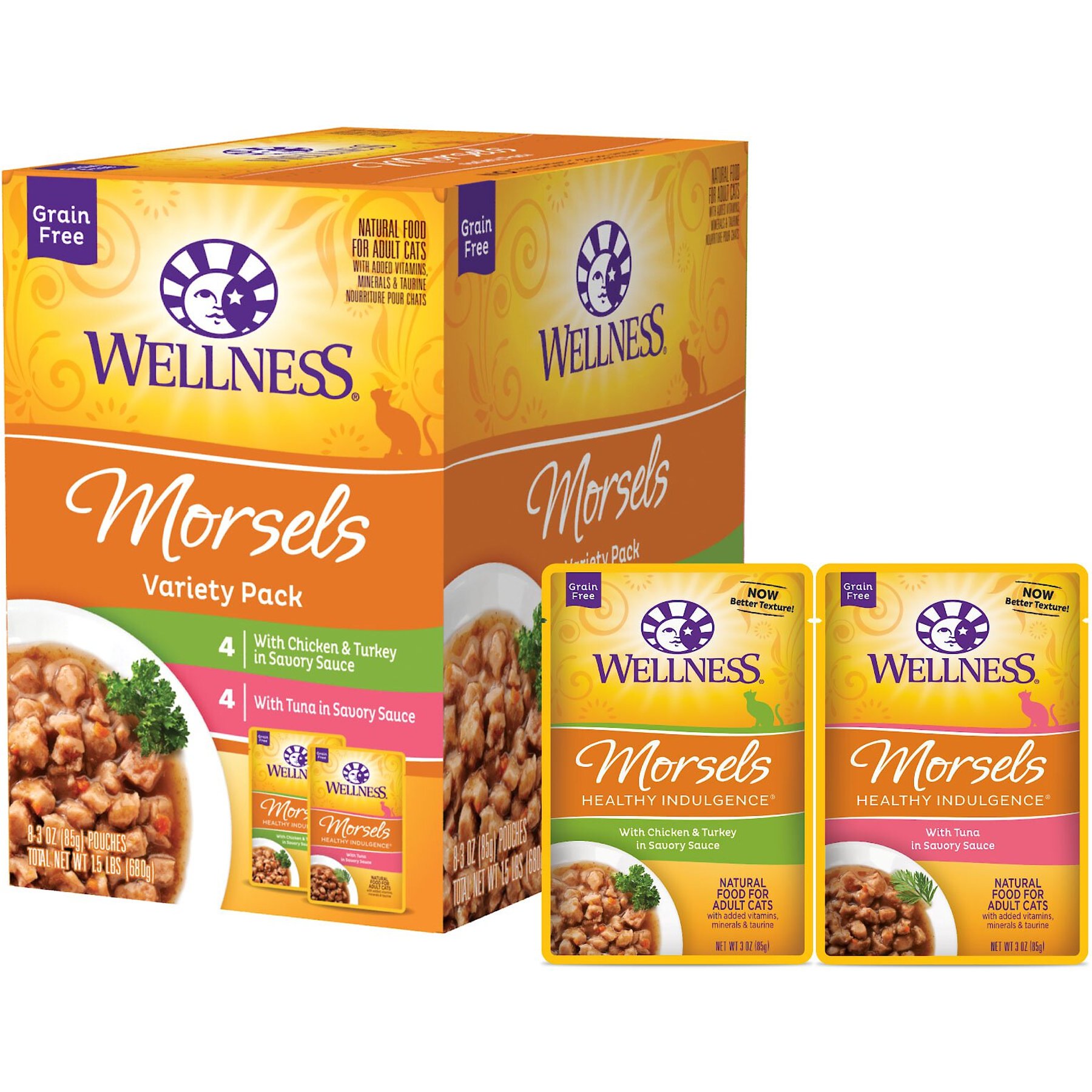 WELLNESS Complete Health Healthy Indulgence Morsels Grain