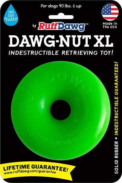 Ruff Dawg Indestructible Dawg Nut Tough Dog Chew Toy, Color Varies, X-Large slide 1 of 11