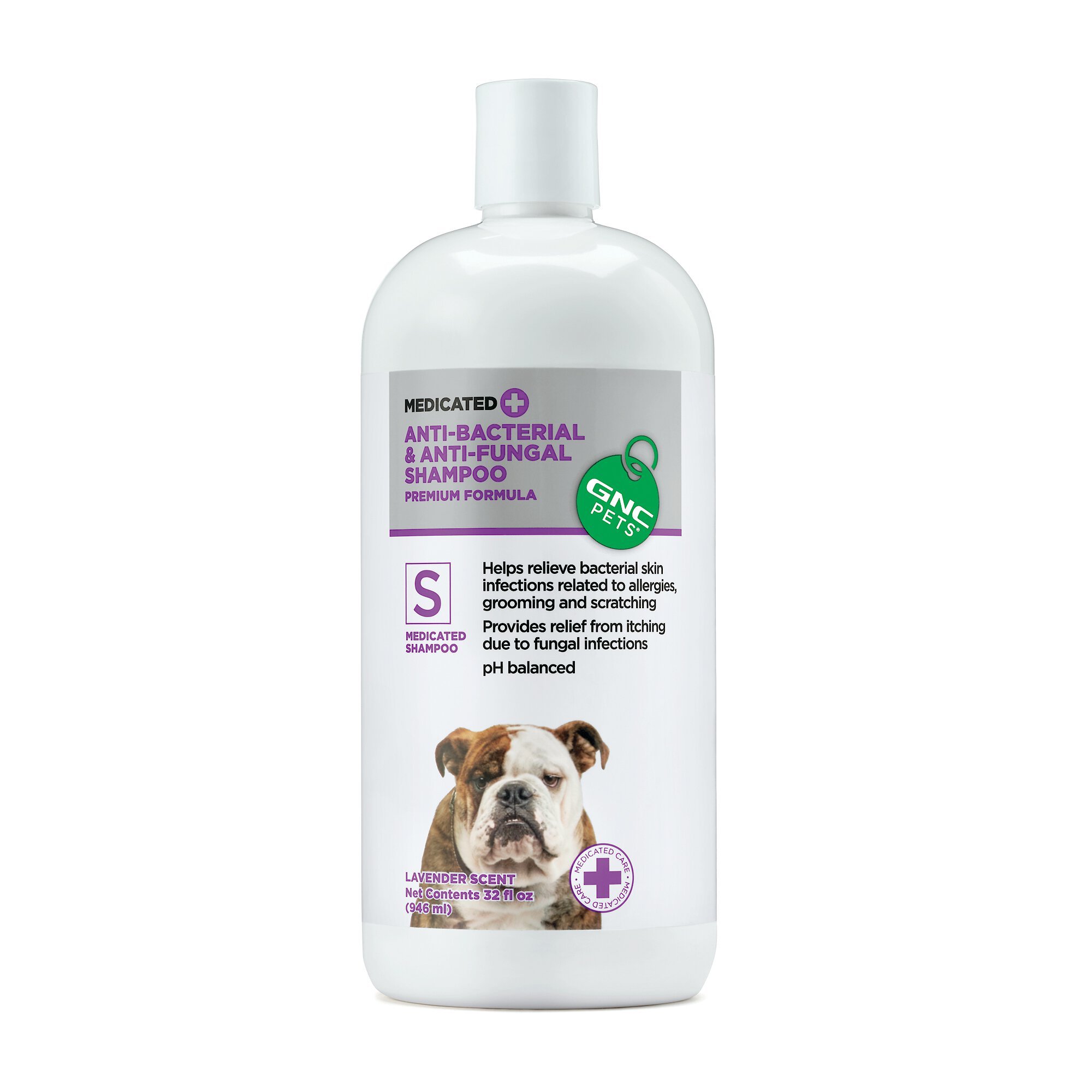 GNC PETS Anti Bacterial Anti Fungal Medicated Dog Shampoo