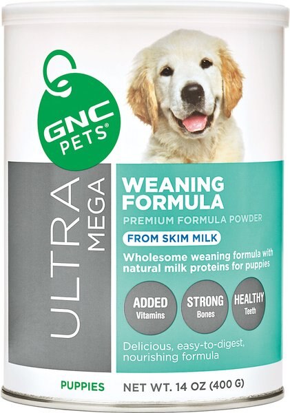 Discontinued GNC PETS Ultra Mega Weaning Formula Powder for Puppies 14 oz container Chewy