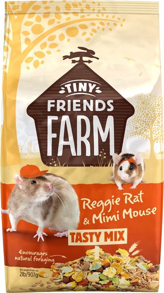 Tiny Friends Farm Reggie Rat & Mimi Mouse Food, 2-lb bag slide 1 of 3