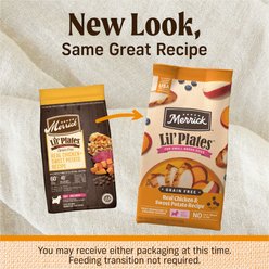 Merrick Lil' Plates Grain-Free Small Breed Dry Dog Food Real Chicken + Sweet Potato Recipe, 20-lb bag slide 2 of 9