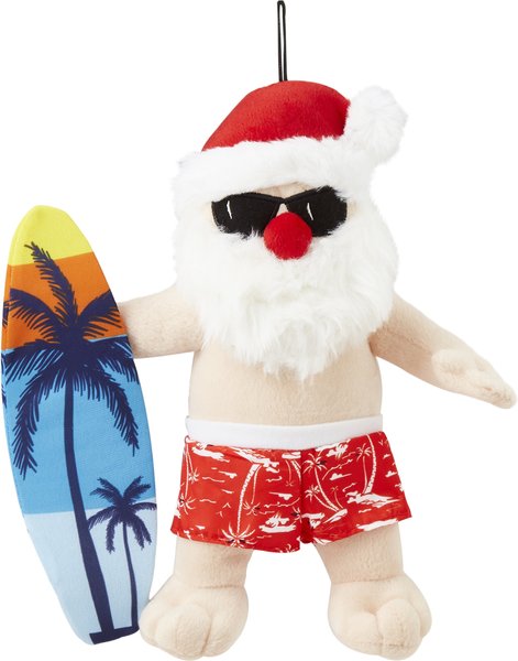 Petlou Holiday Plush Gorilla Lou Dog Toy