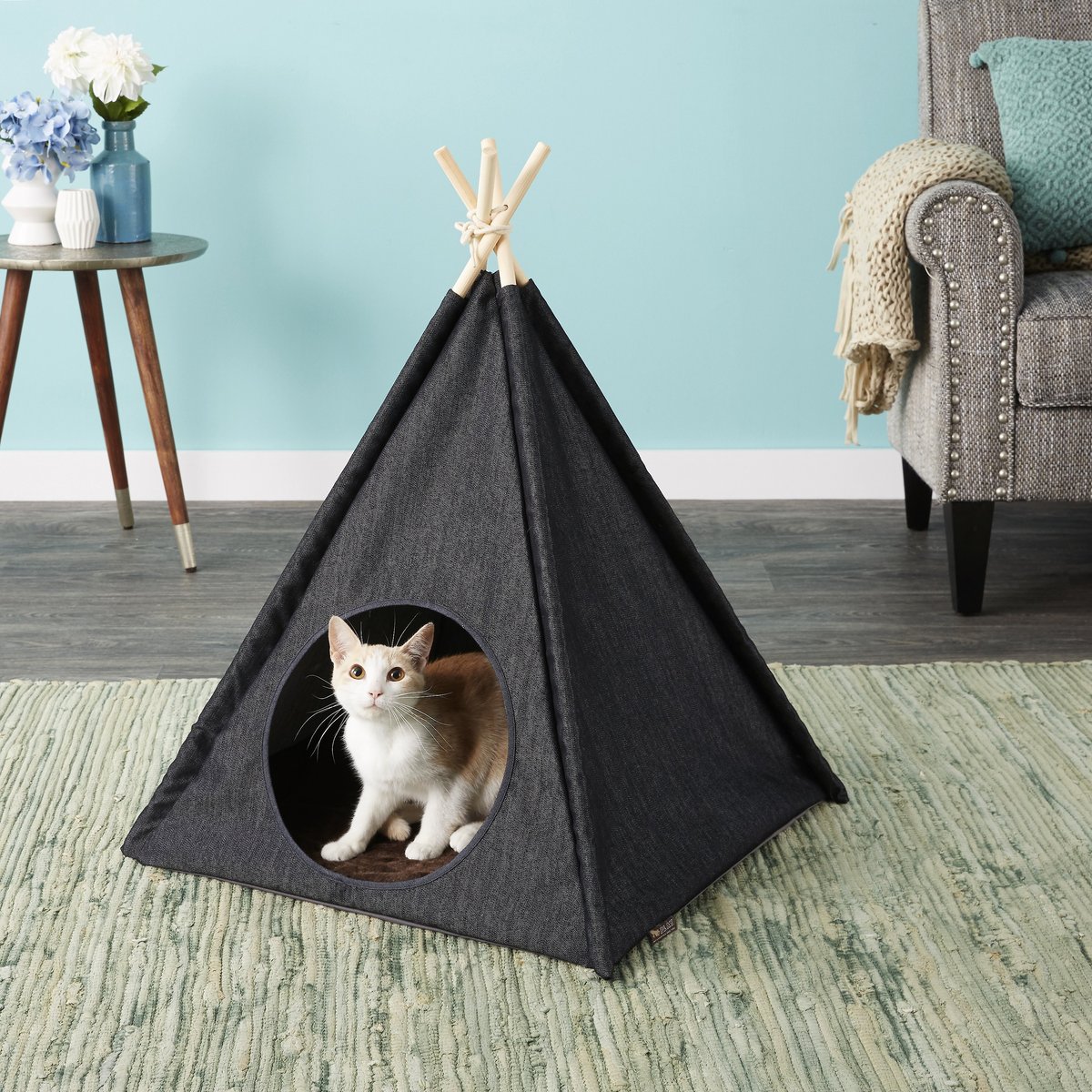 Cat on sale tipi bed