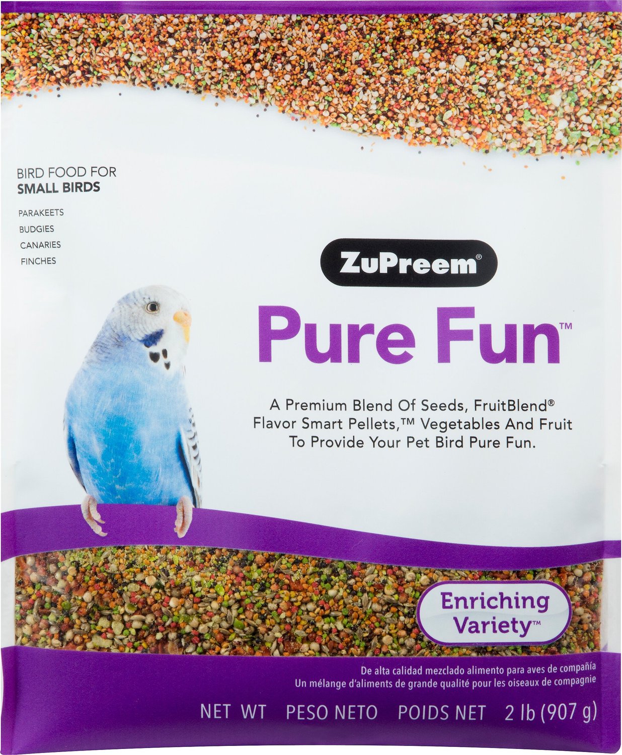 zupreem pure fun bird food