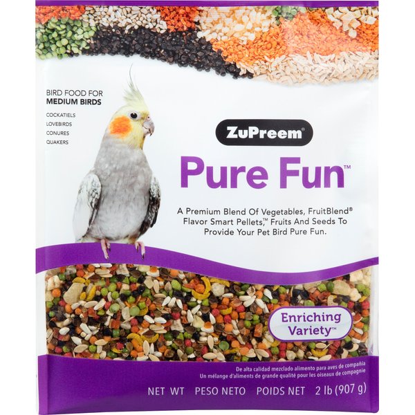 ZUPREEM Sensible Seed Medium Bird Food, 2lb bag