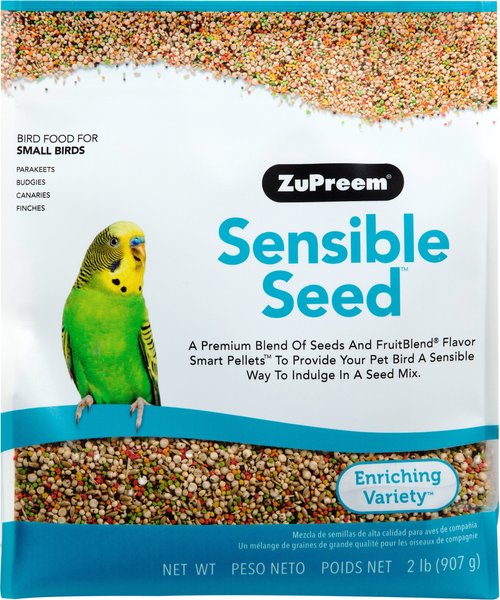ZuPreem Sensible Seed Small Bird Food, 2-lb bag slide 1 of 7