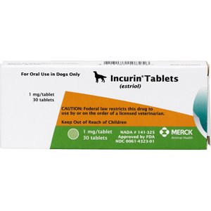 Incurin (Estriol) Tablets for Dogs, 1-mg, 30 tablets