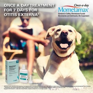 Mometamax (Gentamicin / Mometasone / Clotrimazole) Otic Suspension for Dogs, 15-g