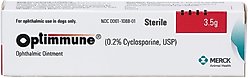 Optimmune (0.2% Cyclosporine) Ophthalmic Ointment for Dogs, 3.5-g