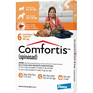 Comfortis™ Chewable Tablet for Cats, 6.1-12 lbs (6-mos. supply)