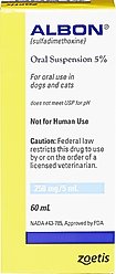 Albon (sulfadimethoxine) Oral Suspension 5% for Dogs & Cats, 2-oz