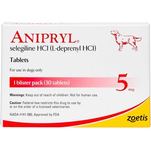Anipryl (Selegiline HCl) Tablets for Dogs, 5-mg, 30 tablets