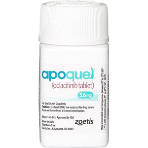 Apoquel Tablets for Dogs, 3.6-mg, 1 tablet