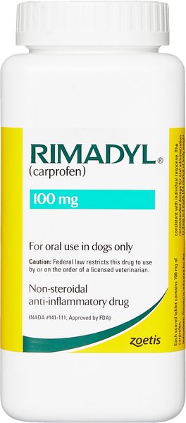 Rimadyl Chewable Tablet for Dogs, 100-mg, 1 chewable tablet slide 1 of 6