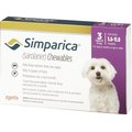 Simparica Chewable Tablet for Dogs, 5.6-11 lbs, (Purple Box), 3 Chewable Tablets (3-mos. supply)