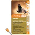 Advantage Multi Topical Solution for Cats & Ferrets, 5.1-9 lbs (Orange Box), 6 Doses (6-mos. supply)
