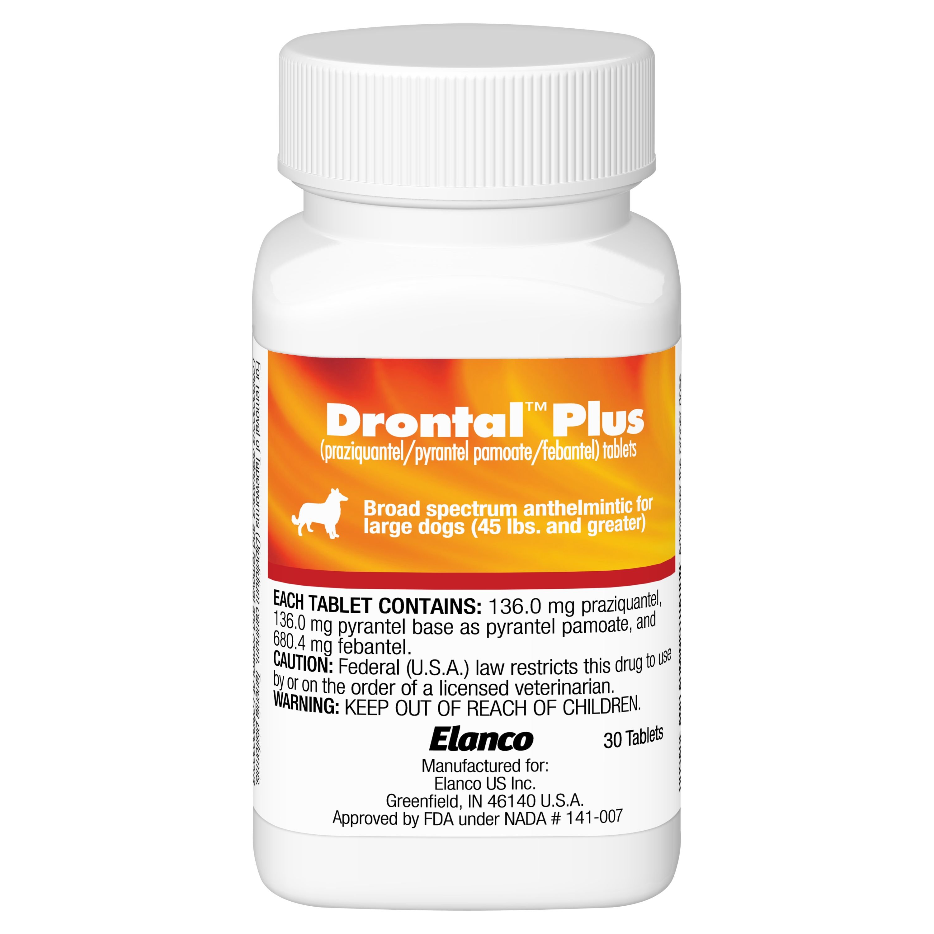 DRONTAL Plus Tablet for Large Dogs, over 45 lbs Customer Questions