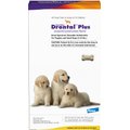 Drontal Plus Chewable Tablet for Small Dogs & Puppies, 2-25 lbs, 1 Tablet