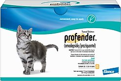 Profender Topical Solution for Cats, 2.2-5.5 lbs, (Green Box), 1 Dose
