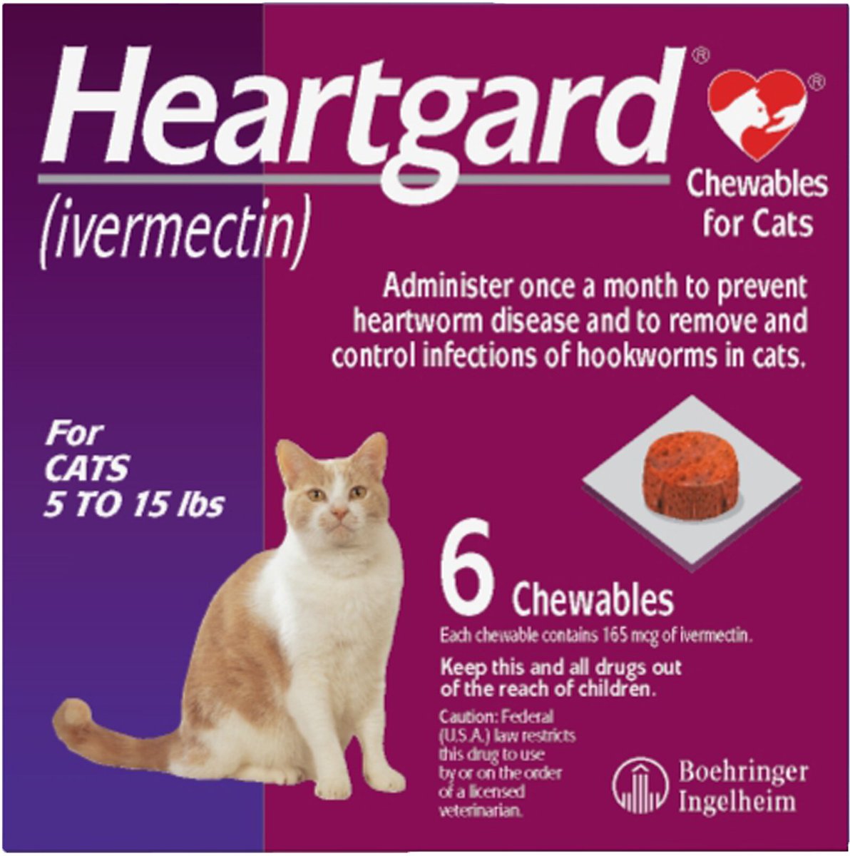 Heartgard 6 outlet month supply