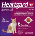 Heartgard Chew for Cats, 5-15 lbs, (Purple Box), 6 Chews (6-mos. supply)