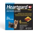 Heartgard Plus Chew For Dogs, Up To 25 Lbs, (blue Box), 6 Chews (6-mos 