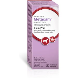 Metacam (Meloxicam) Oral Suspension for Dogs, 1.5 mg/mL, 10-mL