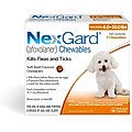 NexGard Chew for Dogs, 4-10 lbs, (Orange Box), 3 Chews (3-mos. supply)