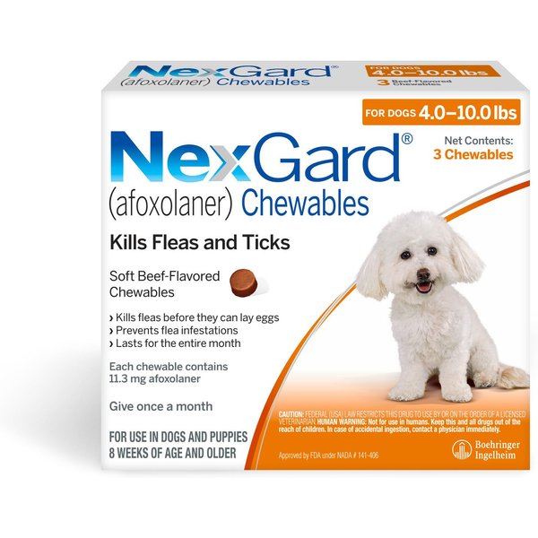 Nexgard for hot sale dogs chewy