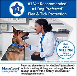 NexGard Chew for Dogs, 60.1-121 lbs, (Red Box), 6 Chews (6-mos. supply) slide 2 of 9