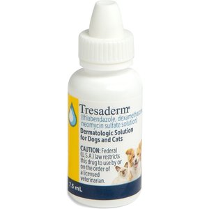 Tresaderm Topical Solution for Dogs & Cats, 7.5-mL