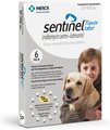 Sentinel Tablet for Dogs, 51-100 lbs, (White Box), 6 Tablets (6-mos. supply)