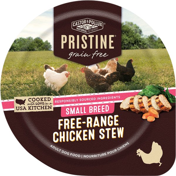 CASTOR POLLUX PRISTINE Grain Free Small Breed Free Range Chicken