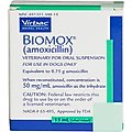 Biomox (Amoxicillin) Oral Suspension for Dogs, 50 mg/mL 15-mL