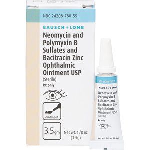Neo-Poly-Bac (Generic) Ophthalmic Ointment for Dogs, Cats & Horses, 3.5-g