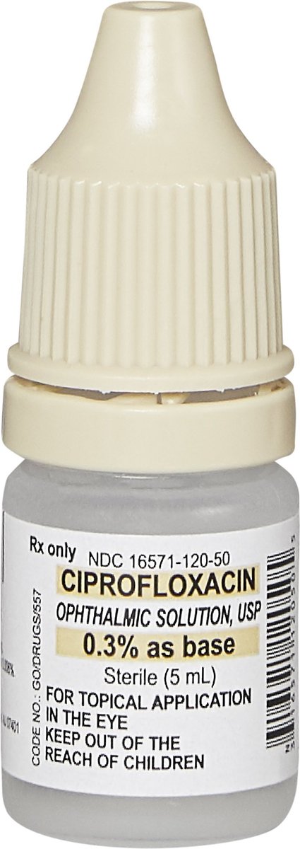 CIPROFLOXACIN Generic Ophthalmic Solution 0.3 5 mL Chewy