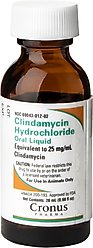Clindamycin HCl (Generic) Oral Drops for Dogs & Cats, 25 mg/mL, 20-mL