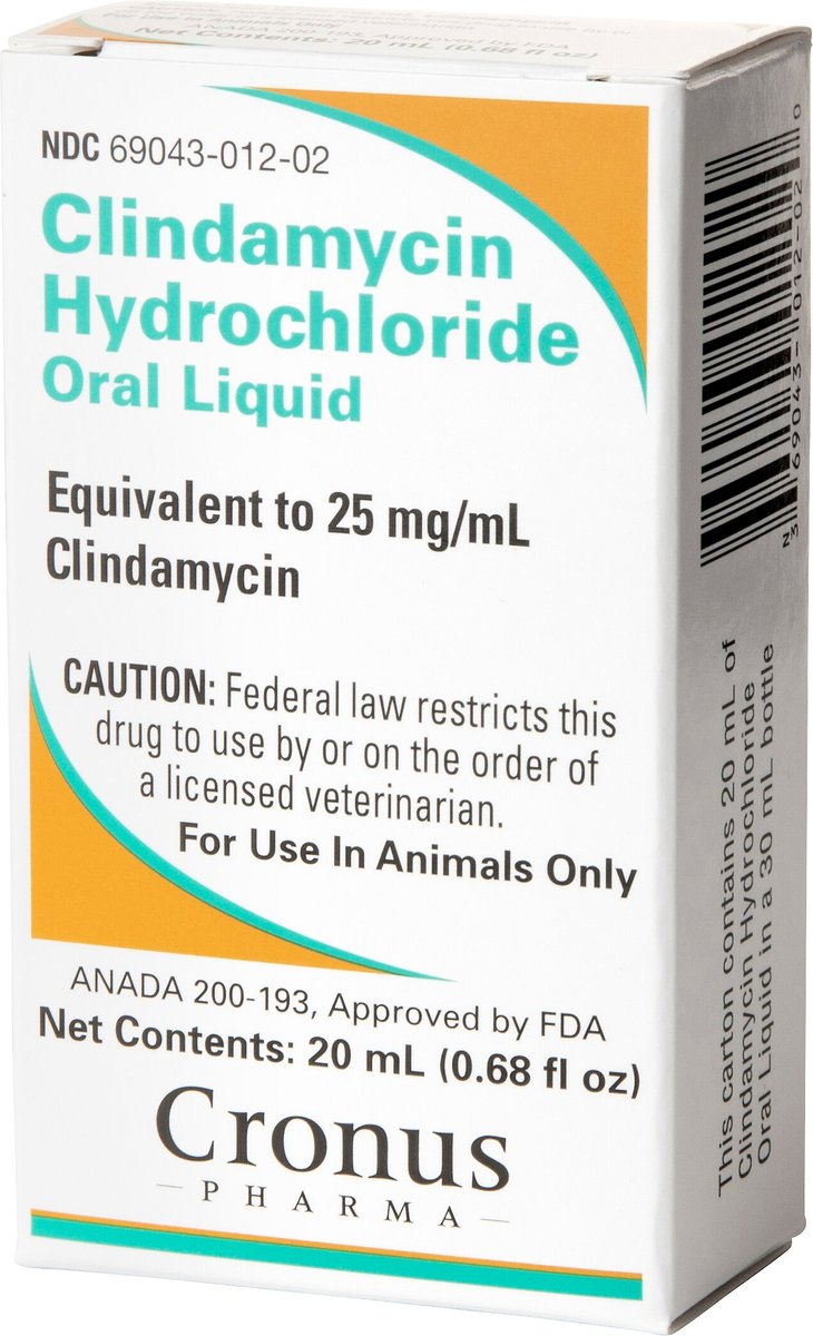 Clindamycin HCl (Generic) Oral Drops for Dogs & Cats