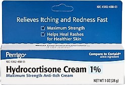 Hydrocortisone (Generic) Cream 1% for Dogs & Cats, 1-oz