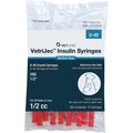 VetOne VetriJec Insulin Syringes U-40 0.5-in x 29G, 0.5-cc, 10 syringes