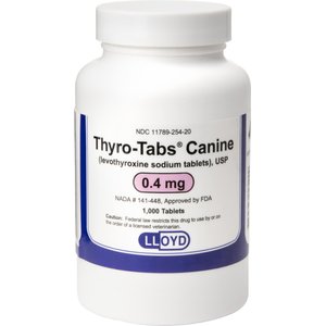 Thyro-Tabs (Levothyroxine Sodium) Tablets, 0.4-mg, 1 tablet