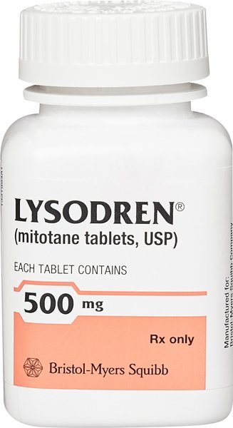 Lysodren (Mitotane) Tablets, 500-mg, 1 tablet slide 1 of 6