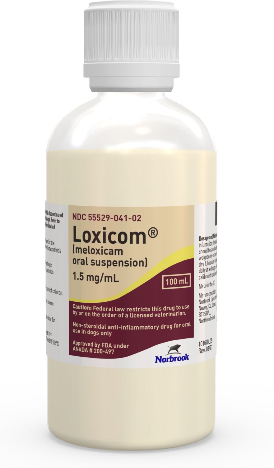 MELOXICAM (Generic) Oral Suspension Dogs, 100-mL - Chewy.com