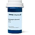 Mirtazapine (Generic) Tablets, 15-mg, 1 tablet