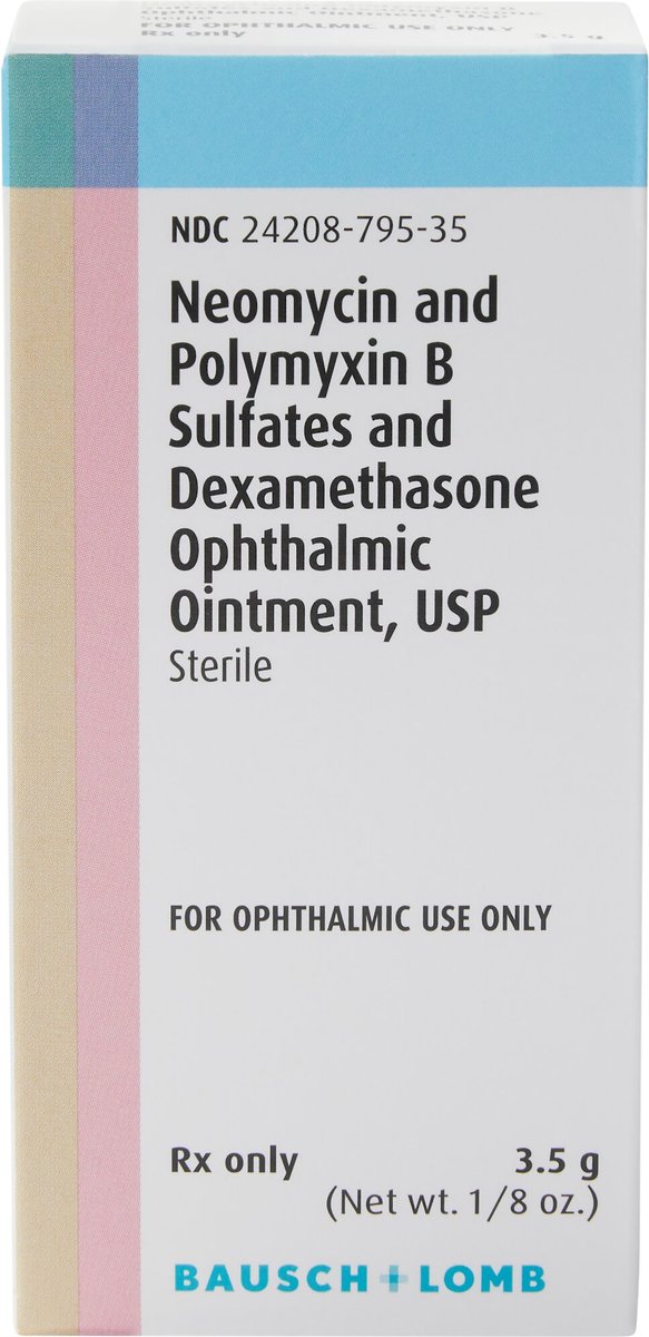 NEO POLY DEX Generic Ophthalmic Ointment 3.5 g Chewy