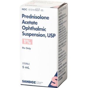 Prednisolone Acetate (Generic) Ophthalmic Suspension 1%, 5-mL