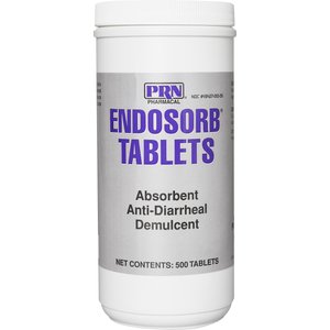 Endosorb Medication for Digestive Issues & Diarrhea for Dogs & Cats, 1.5-g, 500 tablets
